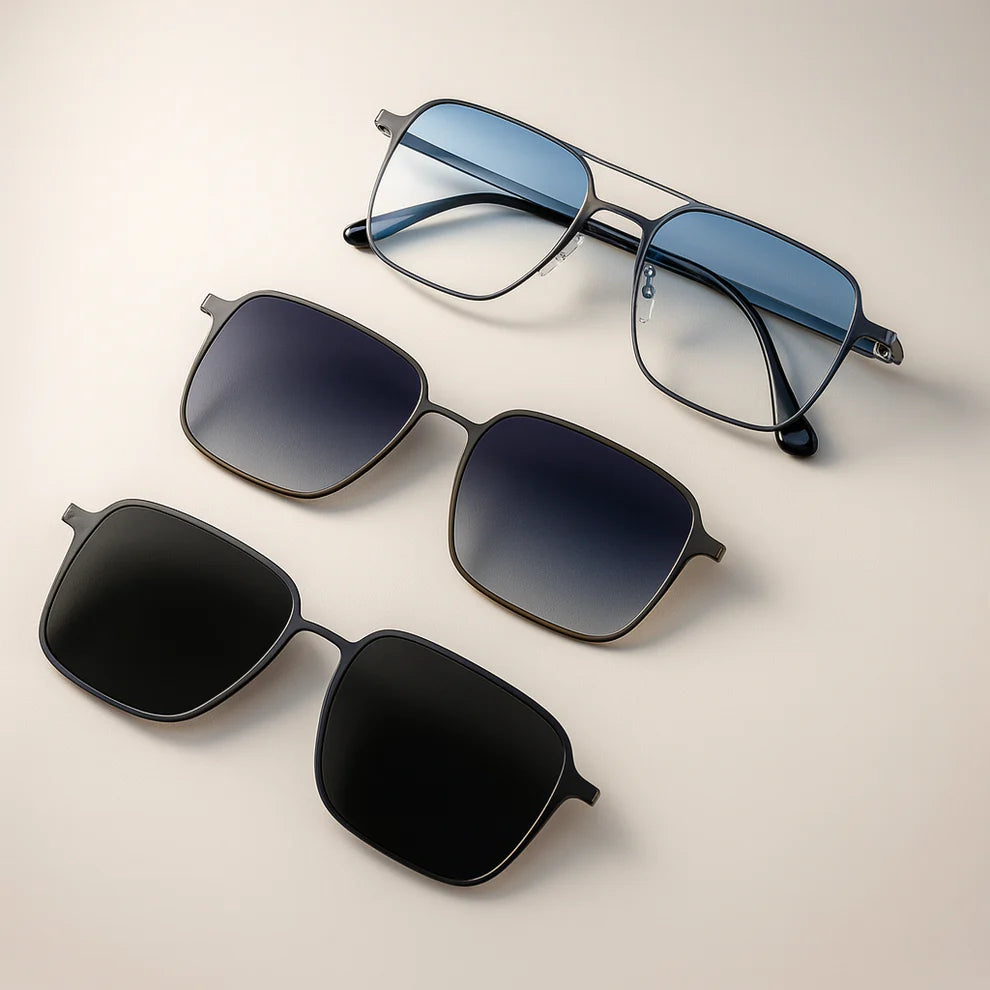 5-in-1 Magnetic Polerized Sunglasses