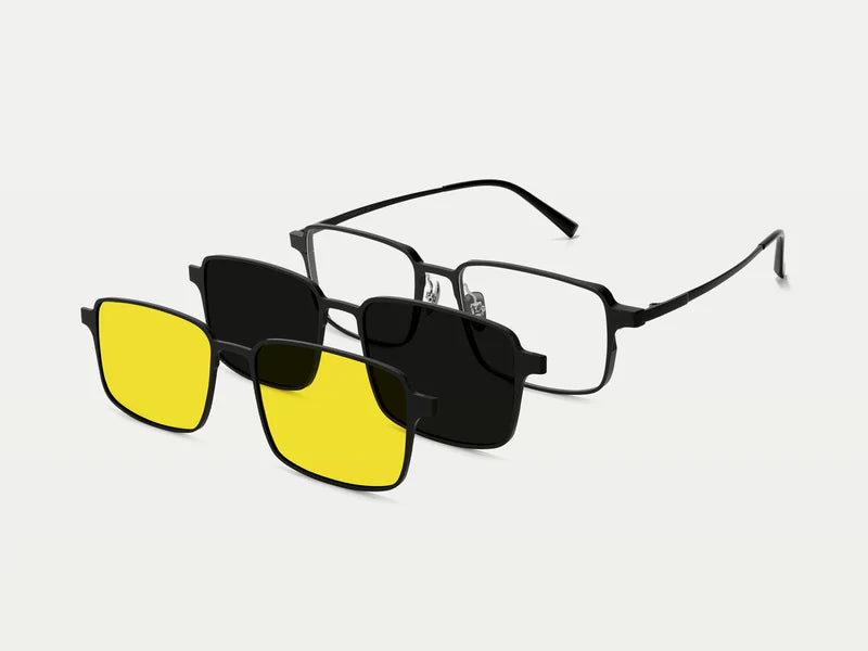 Turing | Magnetic Clip-on Eyeglasses Sunglasses (5-in-1)